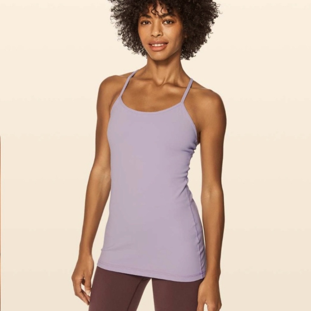 LuLuLemon athletica Power Y Lilac Tank